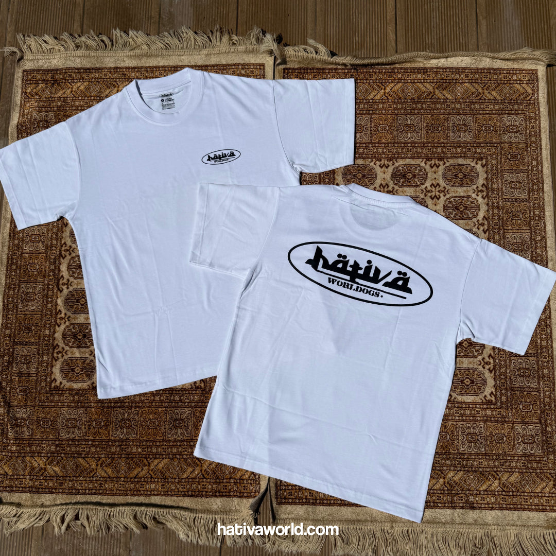 ARABIC LOGO Tee - WHITE