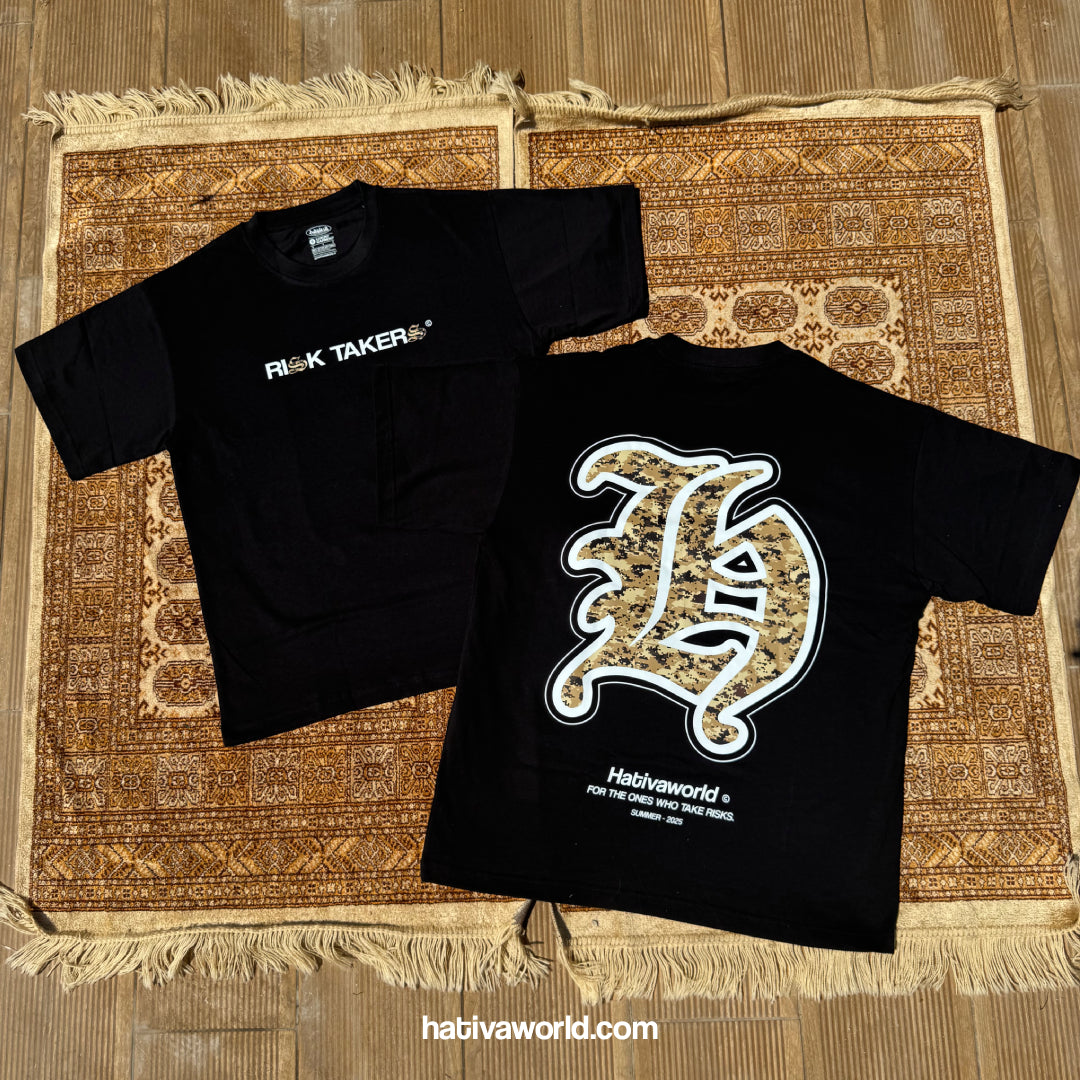 RISK TAKERS® Tee – BLACK