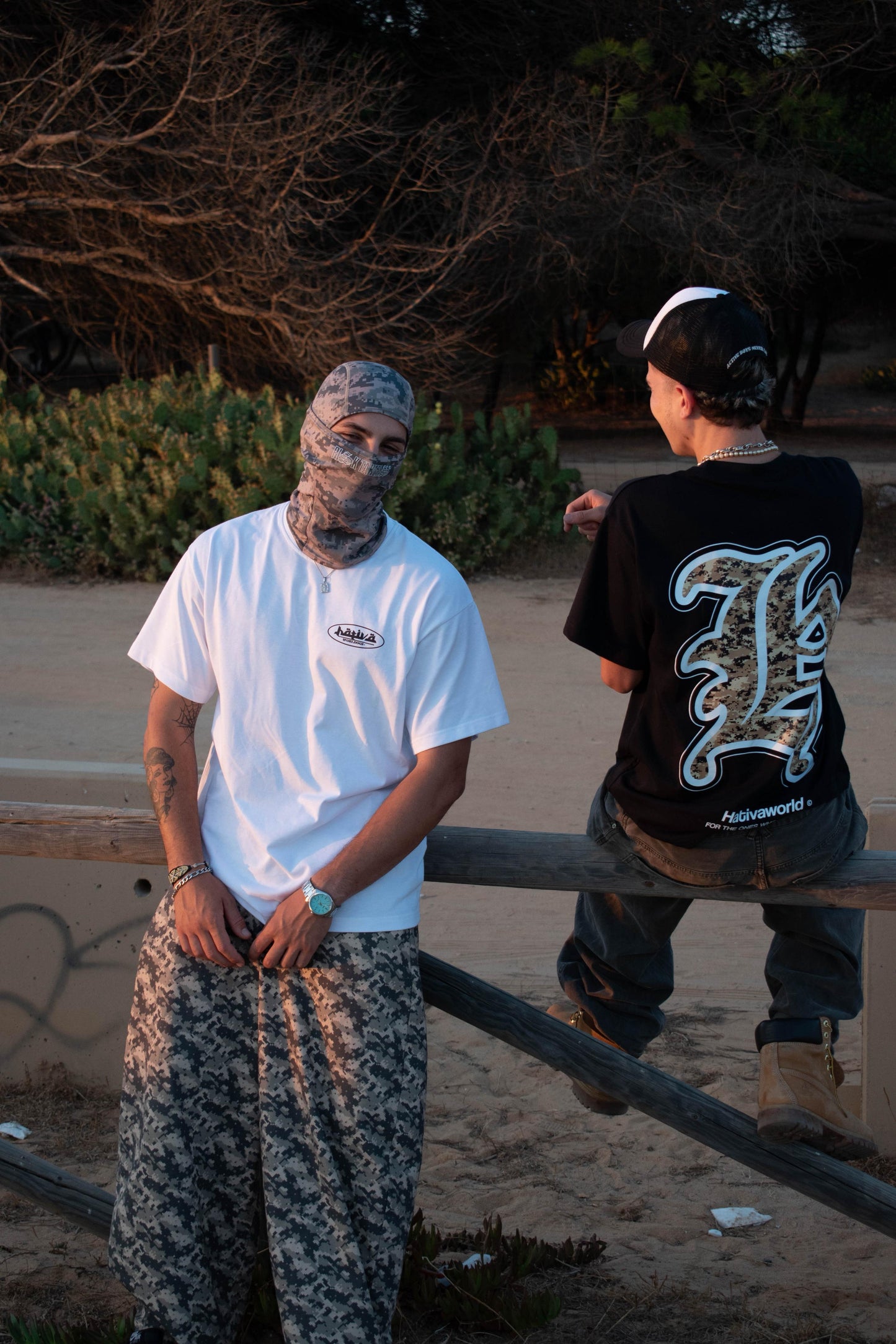 ARABIC LOGO Tee - WHITE