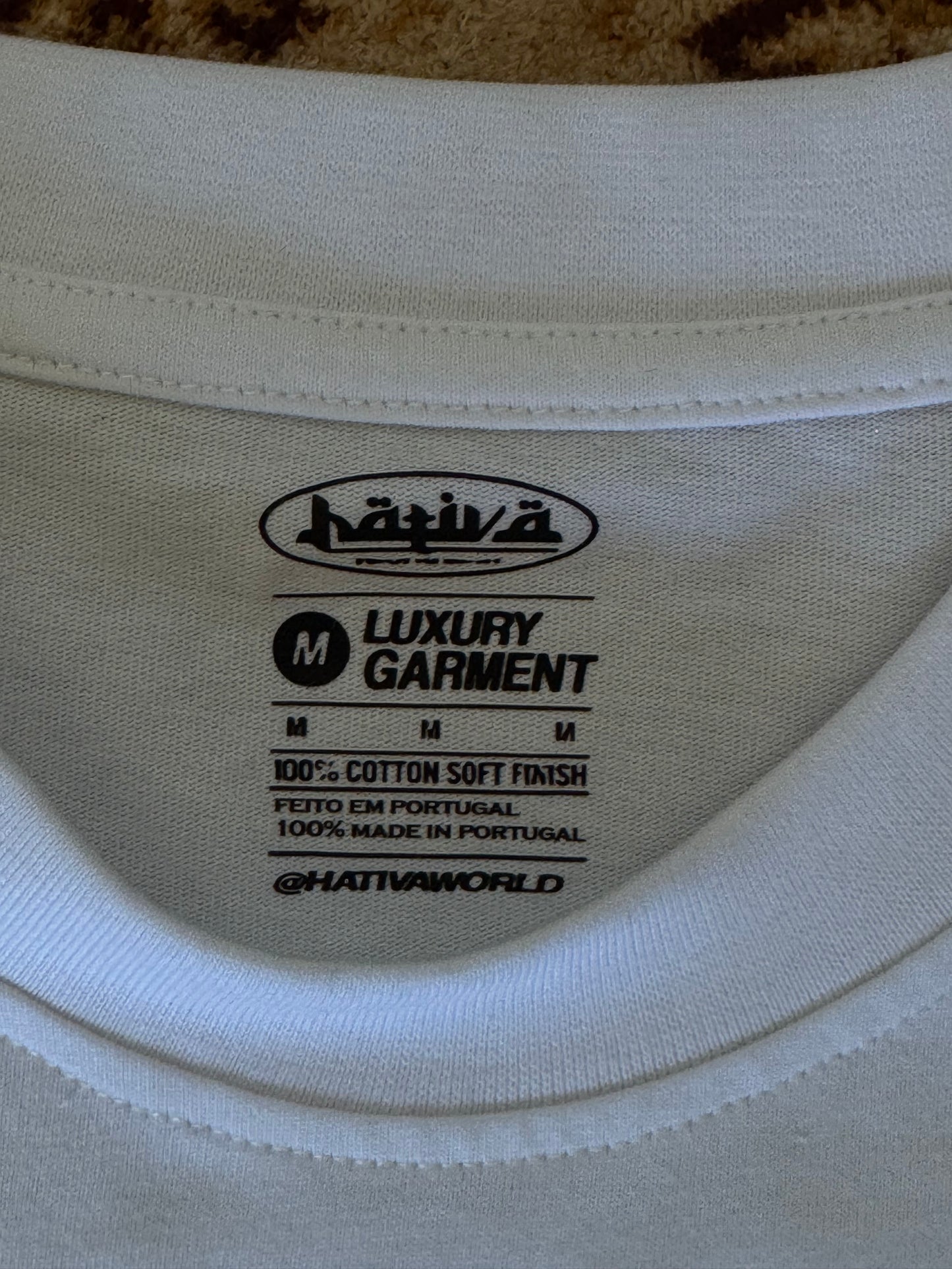 ARABIC LOGO Tee - WHITE